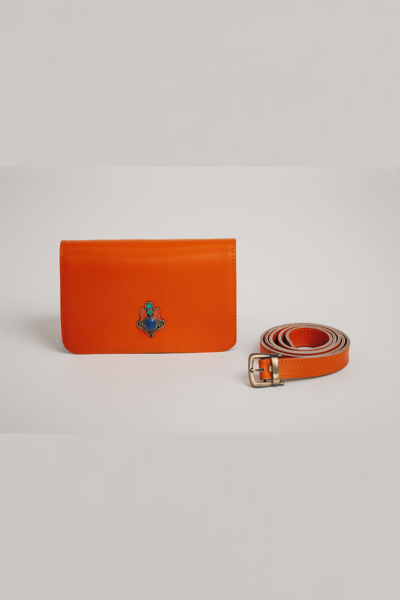 orange beltbag bynes new york